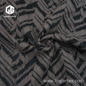 Wave Pattern CVC Jacquard Fabric For Fashion